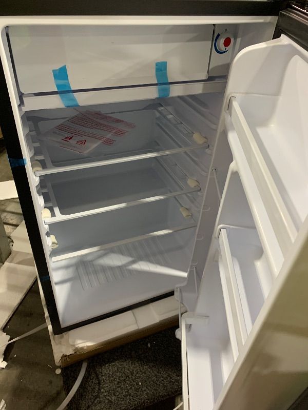 Photo 1 of Frigidaire Compact Fridge, 4.5 Cubic Feet, Stainless Steel