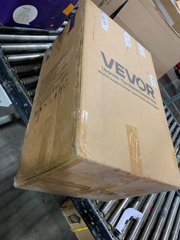 Photo 1 of VEVOR 5-Tier Commercial Food Warmer Display, 1200W Food Display Warmer with LED Light, Adjustable Shelf & Stainless Steel Frame, 86?~230? Steam Heating, 120L for Hamburger, Pizza, Bread, Fried Chicken
