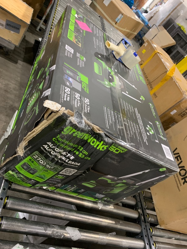 View 2 of ******USED******Greenworks 60V 21" Brushless (Self-Propelled) Cordless Lawn Mower, 2 x 4.0Ah Batteries (3/4 Acre, Rapid Charger, 4-in-1, LED Lights, IPX4)