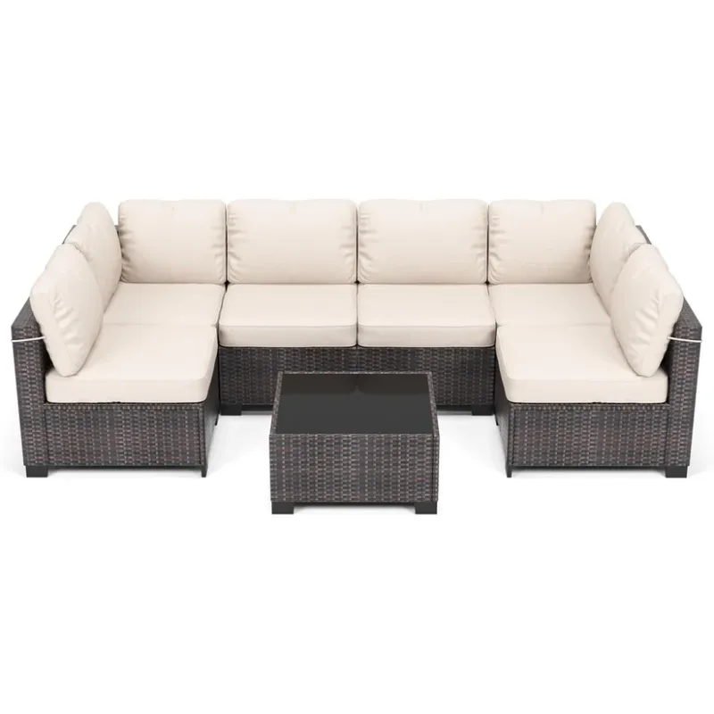 Photo 1 of PARTIAL SET OF GARVEE 7 PIECE SOFA SET ONLY BOX 1 OF 2 