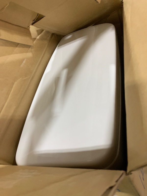 Photo 1 of TOTO Drake 1.28 GPF Toilet Tank with WASHLET+ Auto Flush Compatibility, Cotton White - ST776EA#01