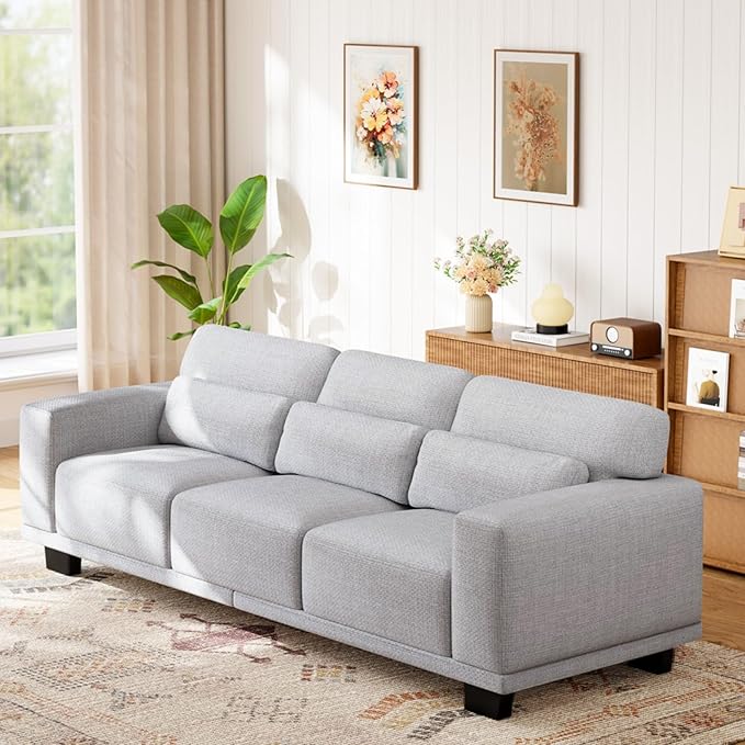 Photo 1 of Marsail 89” Sofa, 3-Seater Modern Upholstered Couch WITH 2 Marsail 40" Sofa Couch, 1-Seater Couches