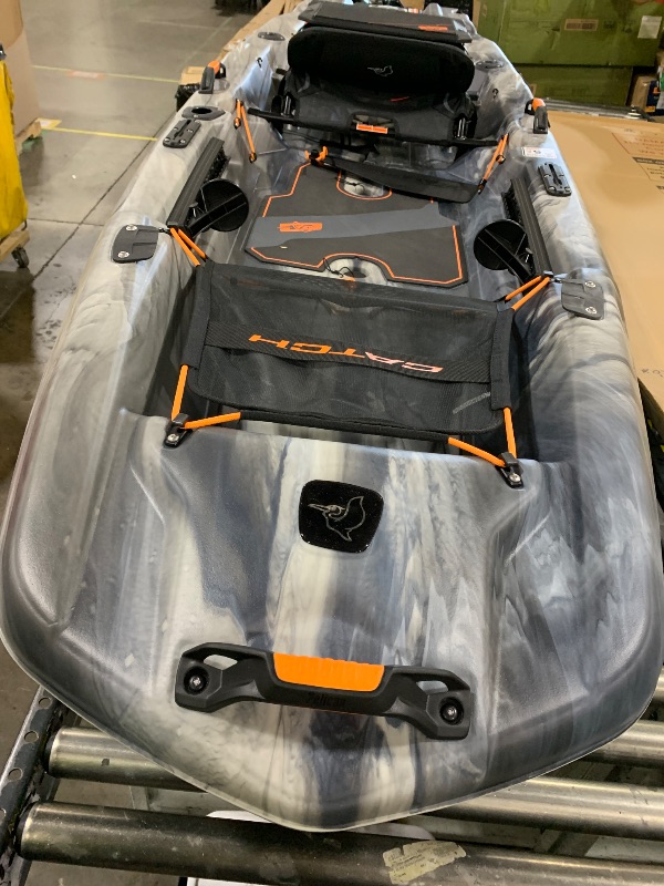 Photo 1 of Pelican Catch Mode 110 Fishing Kayak - Premium Angler Kayak with Lawnchair seat, Granite - 10.5 Ft.