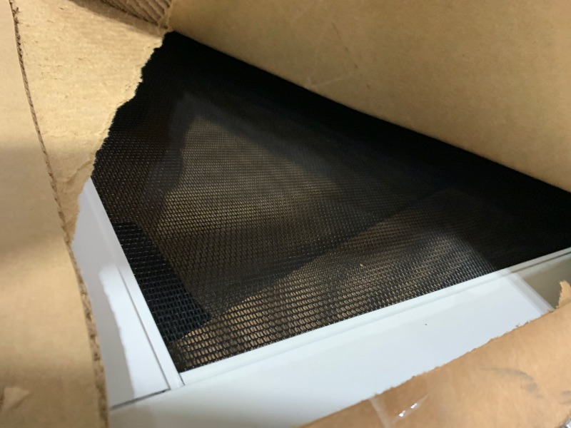 Photo 1 of Sliding Patio Screen Door with Pet-Proof Petscreen® Mesh – 30? White, Fully Assembled, Adjustable Fit 78?–81? for Most U.S. Door Frames