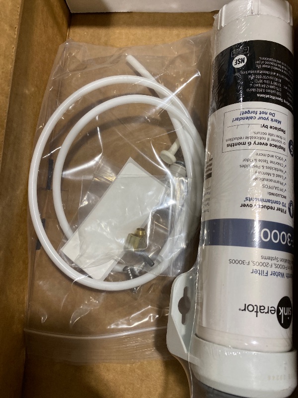 Photo 1 of INSINKERATOR Water Filtration System F-3000S with PFOS/PFOA Filter