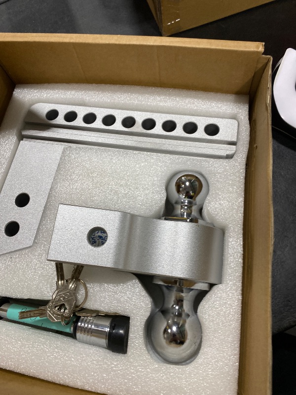 Photo 1 of Drop Hitch for 2.5 Inch Receiver, Vullteeon 8 Inch Adjustable Trailer Hitch Ball Mount, 18,500 LBS GTW, (2" & 2-5/16") Chrome Plated Steels Balls, Aluminum Tow Hitches with Two Anti-Theft Pins Locks