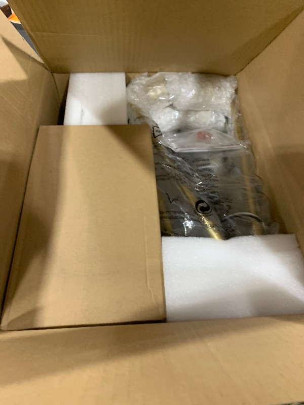 Photo 1 of 36" Gold Dining Room Light Fixture, No Assembly Required 6-Lights Kitchen Chandelier for Dining Room with White Fabric Shade, Chandelier Ceiling Light Fixture for Kitchen Island Bulb Not Included