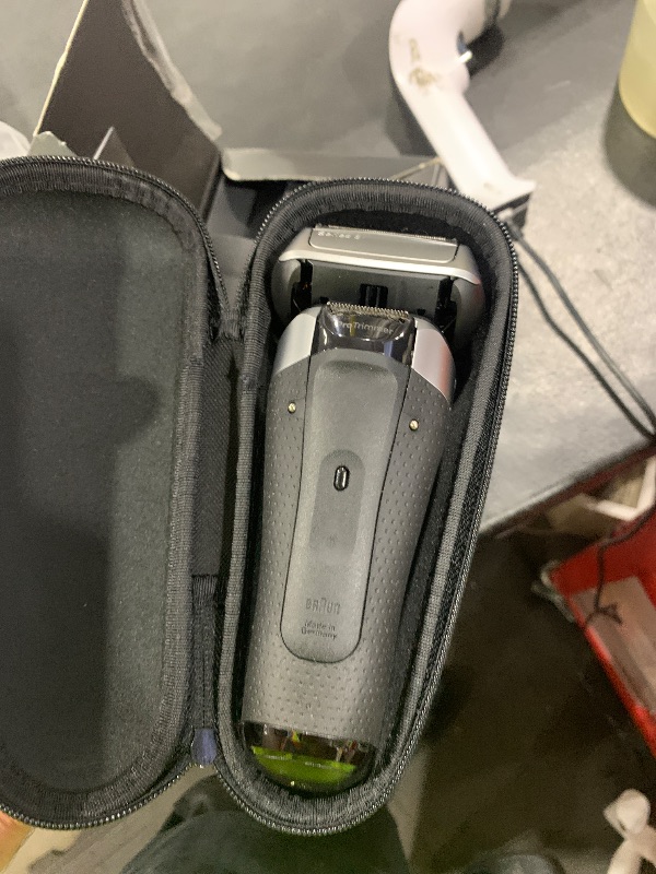 Photo 1 of Braun Series 8 Electric Razor for Men, with 4+1 Shaving Elements & Precision Long Hair Trimmer, Close & Gentle Even on Dense Beards, Wet & Dry Electric Razor with 60min Runtime, 8517s Galvano Silver