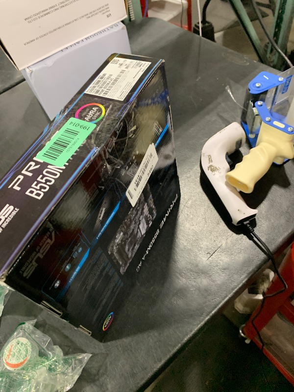 Photo 1 of ASUS Prime B550M-A AC AMD AM4 (3rd Gen Ryzen™) Micro ATX Motherboard (PCIe 4.0, WiFi, ECC Memory, 1Gb LAN, HDMI 2.1/D-Sub, 4K@60HZ, Addressable Gen 2 RGB Header and Aura Sync)