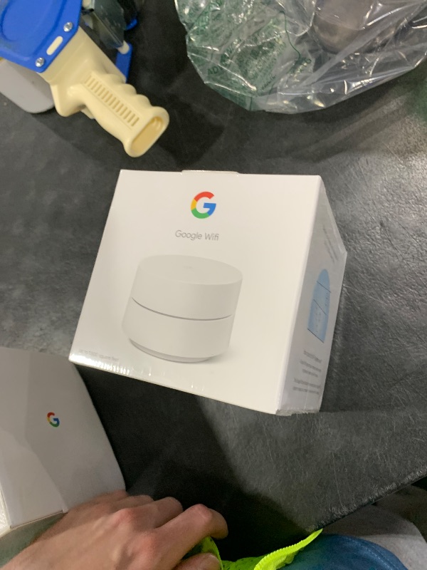 Photo 1 of Google Wifi - AC1200 - Mesh WiFi System - Wifi Router - 1500 Sq Ft Coverage - 1 pack
