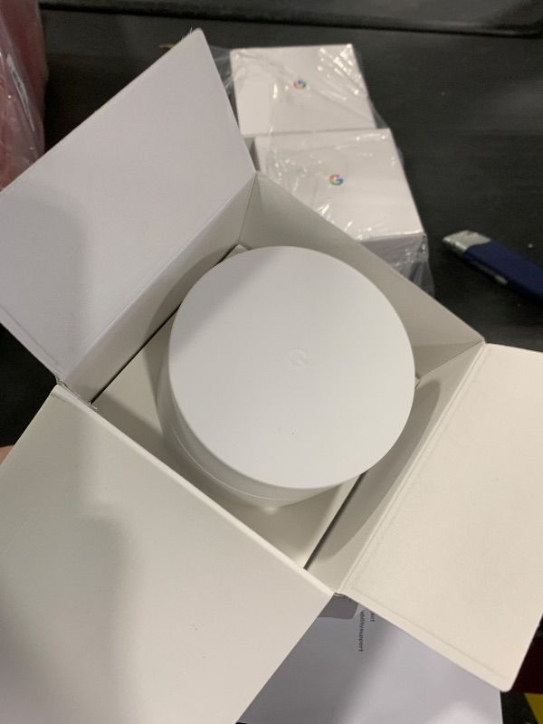 Photo 1 of Google Wifi - AC1200 - Mesh WiFi System - Wifi Router - 1500 Sq Ft Coverage - 1 pack