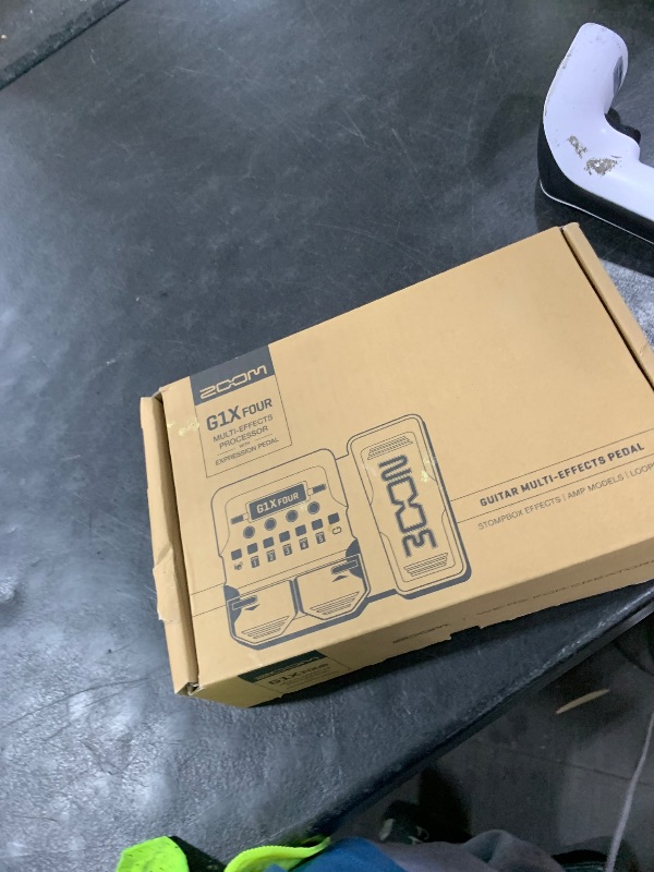 Photo 1 of Zoom G1X FOUR Guitar Multi-Effects Processor with Expression Pedal, 70+ Effects & Amp Modeling, Looper, Rhythm Section, Tuner, Battery Powered