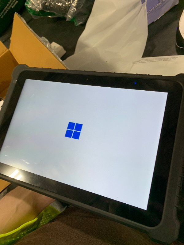 Photo 1 of Tokigns 10.1 inch Rugged Tablet with 2D Barcode Scanner, Windows 11 Pro, 4G LTE, WiFi, GPS, NFC, 8GB+256GB Industrial Tablet PC, IP67 Waterproof, Sunlight Readable, Fingerprint, USB-C, 8000mAh