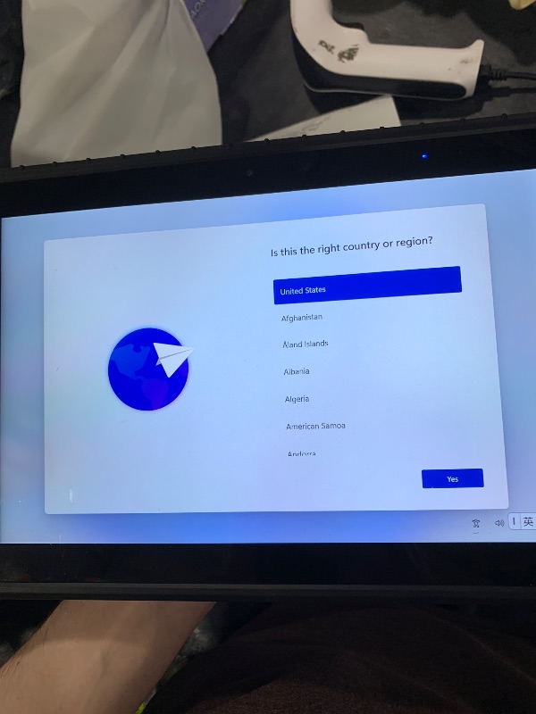 Photo 1 of Tokigns 10.1 inch Rugged Tablet with 2D Barcode Scanner, Windows 11 Pro, 4G LTE, WiFi, GPS, NFC, 8GB+256GB Industrial Tablet PC, IP67 Waterproof, Sunlight Readable, Fingerprint, USB-C, 8000mAh