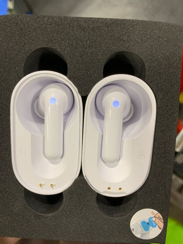 Photo 1 of Timekettle M3 Language Translator Earbuds,Two-Way Translator Device with APP for 40 Languages Online,Voice Bluetooth Translator Earbuds,Compatible with iOS,Android (Online Version) White