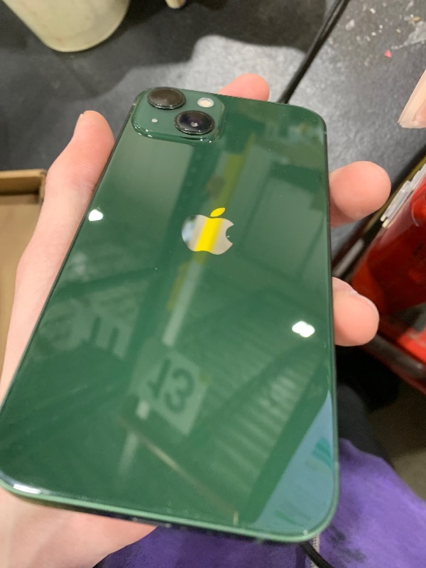 Photo 1 of Apple iPhone 13, 128GB, Green - Unlocked (Renewed)