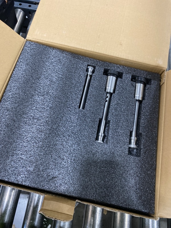 Photo 1 of METOWARE Adjustable Trailer Hitch - Aluminum Tow Hitch Fits 2-Inch Receiver - Heavy Duty Drop Hitch with 4-Inch Drop/Rise for Truck (14,000 LBS GTW), Double Stainless Steel Locks & Hitch Pin