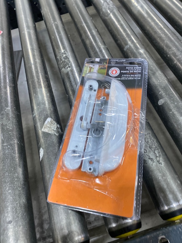 Photo 1 of Prime-Line C 1275 Diecast, White, Outside Patio Door Pull with Latch (Single Pack)