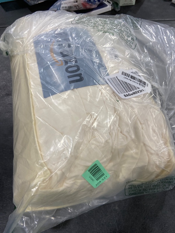 Photo 1 of 4 Packs Ivory Table Clothes for 6 Foot Rectangle Tables, One-Piece Wrinkle Resistant Stretch Spandex Table Covers with Skirt for Event Banquet Wedding Birthday Party