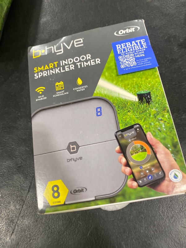 View 2 of Orbit 57925 B-hyve 8-Zone Smart Indoor Sprinkler Controller