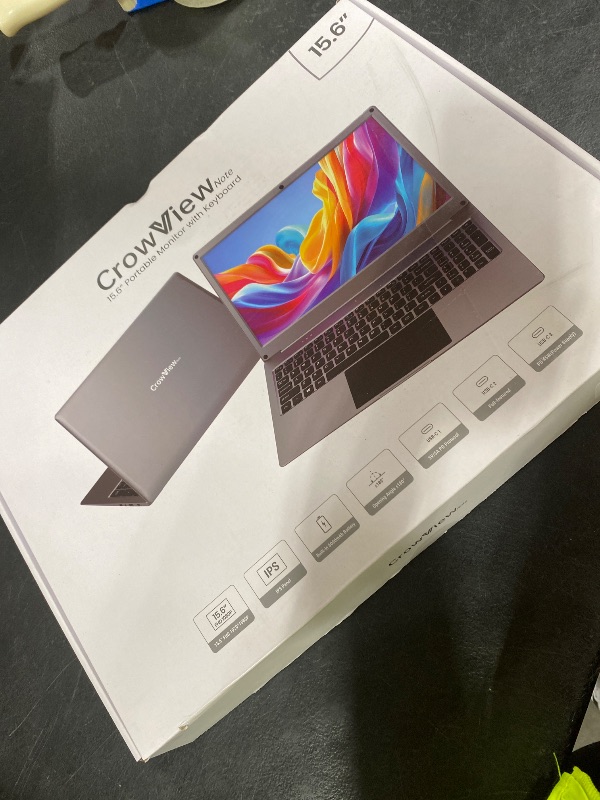 Photo 1 of ELECROW 15.6 Inch Portable Monitor with Keyboard, Lapdock 1080P FHD IPS Display with Built-in Battery, USB C External Computer Monitors Compatible with Raspberry Pi, Phone, Mini PC, Mac, Game ConsoleLPNPMFX9153026
