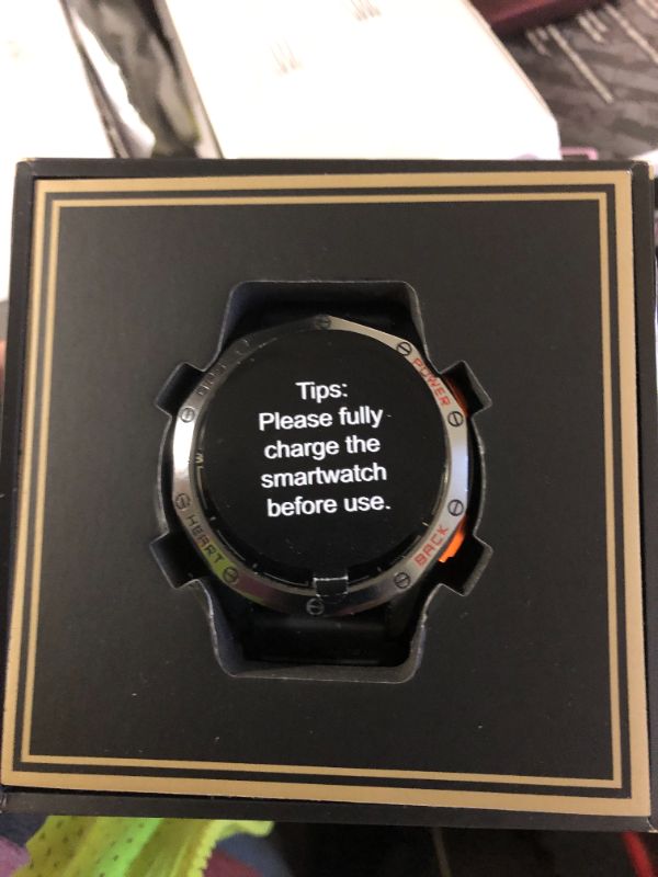 Photo 1 of 2026 AI Smart Watch with Standalone GPS & Offline Maps, 5ATM Waterproof, 1.43" AMOLED, 21-Day Battery, 178 Sports Modes, Compass, Heart Rate/SpO2/Stress/Sleep Monitor, for Android iOS Men Women BlackLPNPMGY0460336