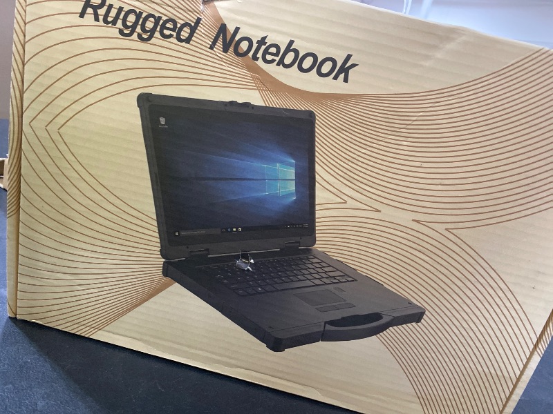 Photo 1 of MUNBYN 14-inch Rugged Laptop IRX18, Windows 11 Pro, Intel i5-1235U, 16GB+512GB, Replaceable SSD,1000 Nits High Brightness, 4700mAh+1300mAh Dual Batteries, Wi-Fi 6, IP65, 2Y Protection(New)