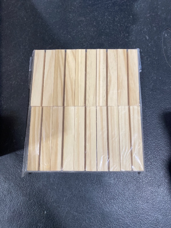 Photo 1 of 10 PCS Wood Place Card Holders,Wood Sign Holders,Table Number Holder Stands,Picture Holder,Name Card Holder for Wedding,Retail Shop,Parties, Anniversaries,Business Card Holders for Decoration,Events