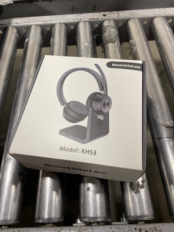 Photo 1 of (Upgraded Version) Wireless Headset, Bluetooth Headset with Noise Cancelling Microphone, Best Headphones with Mic Mute & USB Dongle for PC/Computer/Laptop/Cell Phones/Remote Work/Call Center
