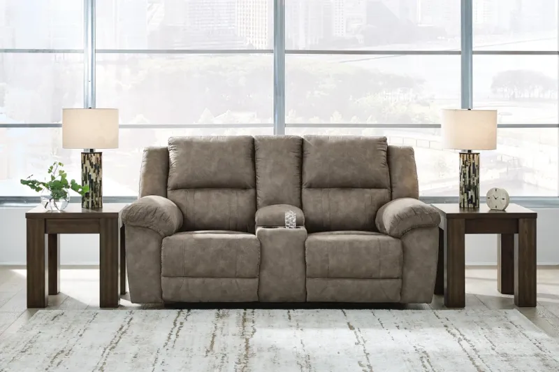 Photo 1 of Laresview Manual Reclining Loveseat with Console
