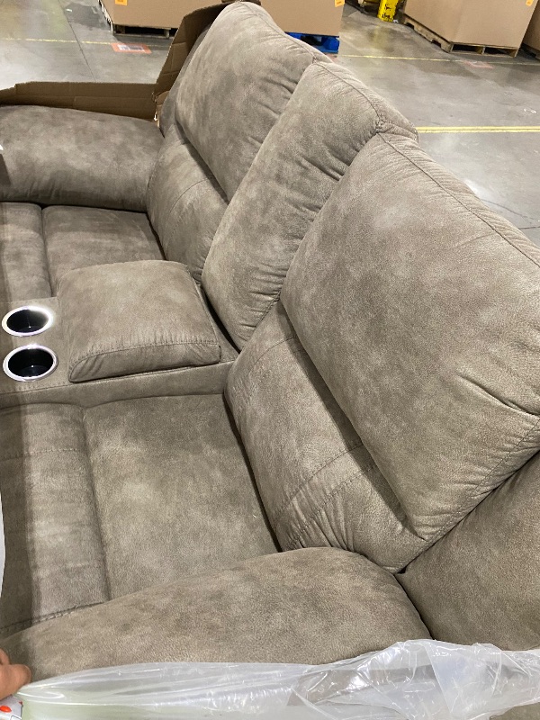 Photo 1 of Laresview Manual Reclining Loveseat with Console
