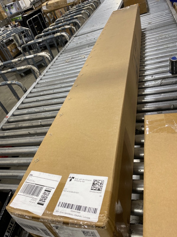 Photo 1 of Signature Design by Ashley Chime 12 Inch Hybrid Full Mattress, Memory Foam with Lumbar Support, High-Density Foam & Pocketed Coils for Comfort & Back Support, Mattresses in a Box, Full Size
