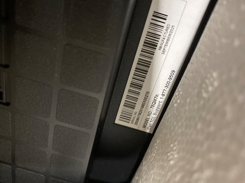 Photo 1 of TCL 75 Inch Class QM7K Series | Mini LED QLED 4K HDR | 75QM7K, 2025 Model | 120HZ-144HZ Anti Reflective Screen Smart Google TV Dolby Atmos Onkyo Audio | Voice Remote Alexa Gaming Streaming Television