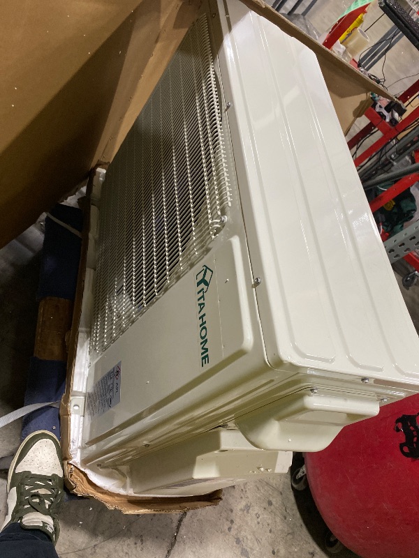 Photo 1 of YITAHOME 9000 BTU Mini Split Air Conditioner Heat Pump System, Wifi Enabled 19 SEER2 115V Inverter Ductless AC Cool Up to 450 Sq. Ft, Compatible with Alexa, Complete Installation Kit, White ( PARTCIAL ) 
