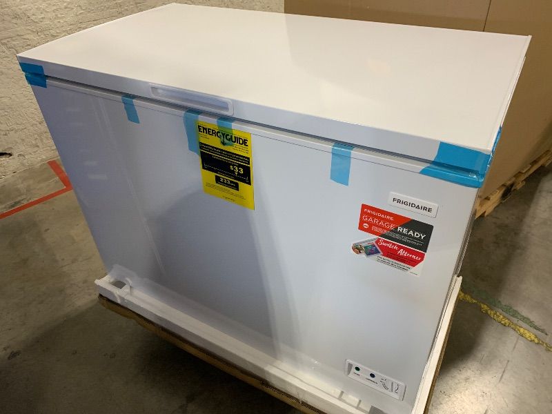 Photo 1 of FRIGIDAIRE 10 Cubic Foot Chest Freezer, 10 cu ft, White