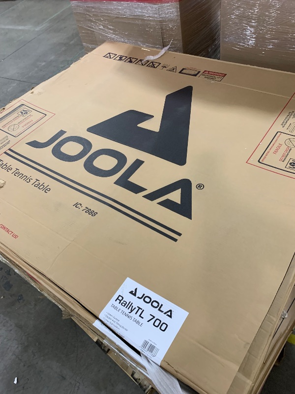 Photo 1 of JOOLA Rally TL Professional MDF Indoor Ping Pong Table w/Quick Clamp Table Tennis Net & Post Set - 10 Minute Easy Assembly - Corner Ball Holders - Tournament Quality - Includes Playback Mode