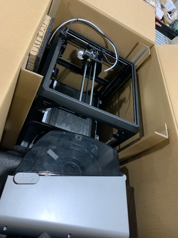 Photo 1 of Creality K2 SE Combo 3D Printer, Support Multicolor Printing with CFS, 500mm/s High-Speed, Smart Auto Leveling, Solid Metal Build Frame, Fully Assembled, Next-Gen Extruder, 220×215×245 mm Build Volume