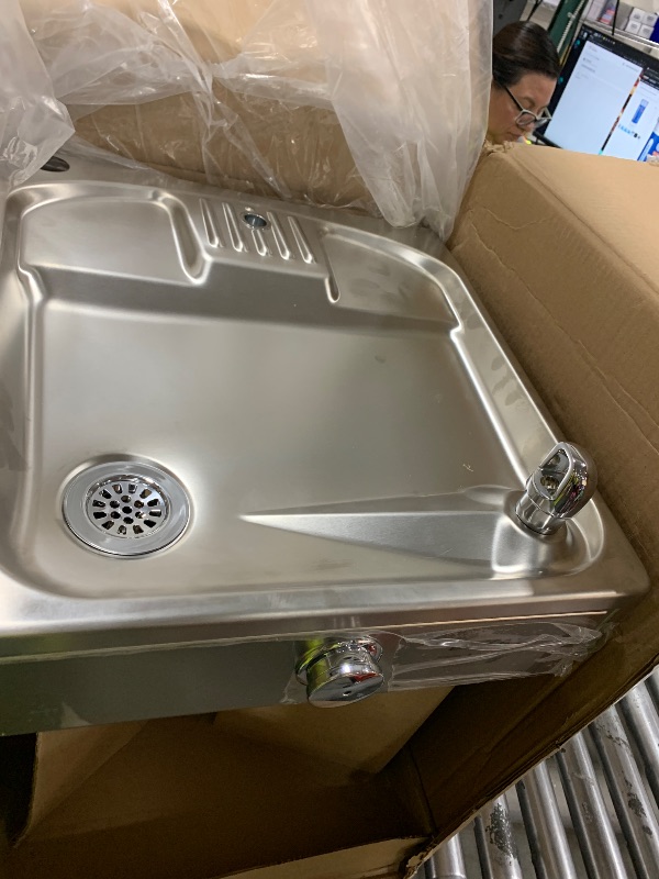 Photo 1 of Elkay EZH2O Bottle Filling Station, & Single High Efficiency Vandal-Resistant Cooler, Non-Filtered 8 GPH Stainless