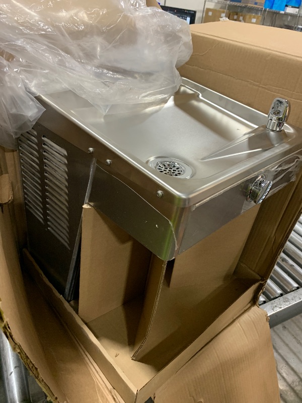Photo 1 of Elkay EZH2O Bottle Filling Station, & Single High Efficiency Vandal-Resistant Cooler, Non-Filtered 8 GPH Stainless
