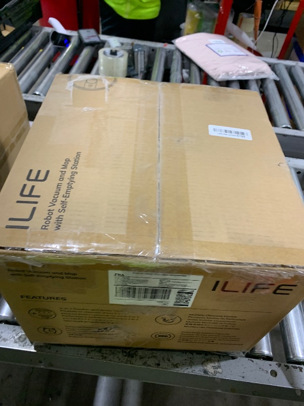 Photo 1 of ILIFE A12 Pro Robot Vacuum and Mop Combo, Self Emptying Station for 60 Days, LiDAR Navigation, Home Mapping, No-Go Zones, 2.4G WiFi/App/Alexa/Remote Control, for Hard Floors, 110V