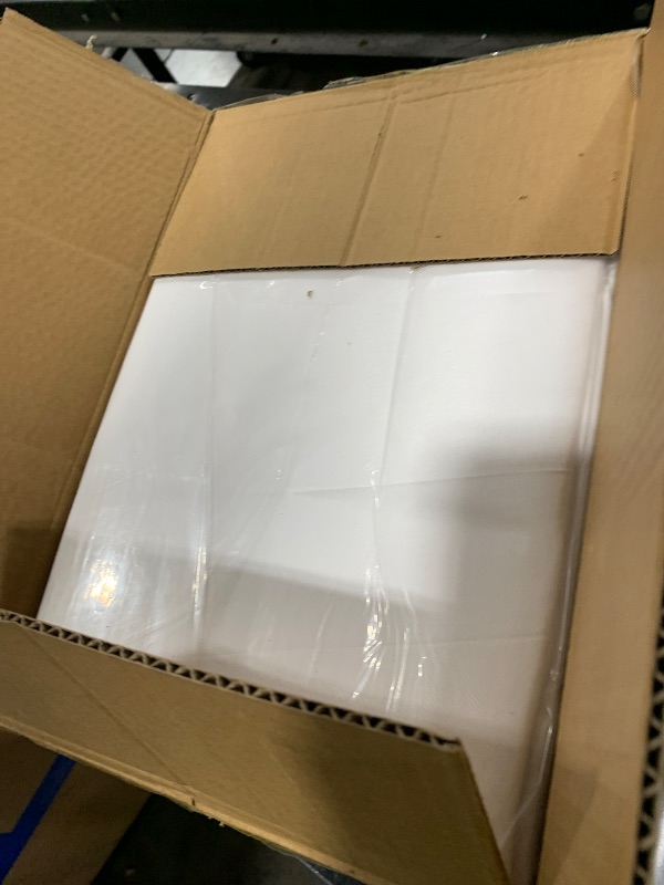 Photo 1 of 10 Pack White Round Tablecloths, 120 Inch Stain Resistant and Wrinkle Polyester Fabric Washable Table Clothes Cover for Kitchen Dining, Wedding, Reception Banquet, Birthday Party, Buffet Restaurant