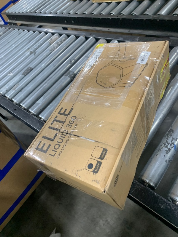 Photo 1 of Cooler Master Elite Liquid 360 CPU AIO Cooler – 360mm Radiator, 3x ARGB PWM Fans, Dual-Chamber Pump Design, Ultra-Quiet High-Performance Cooling, AMD AM5/AM4 & Intel LGA 1851/1700, Black