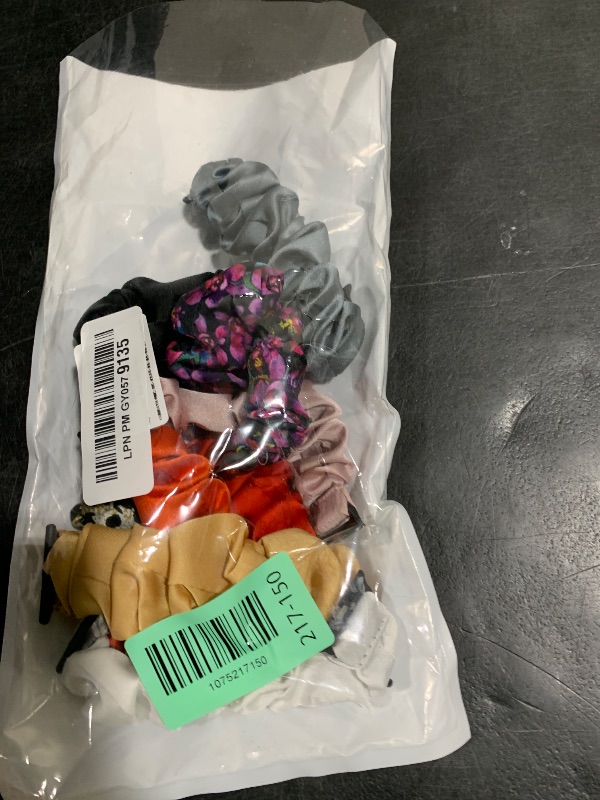 Photo 1 of 10 Packs Bands Compatible with Apple Watch Band Scrunchie 38mm 40mm 41mm 42mm 44mm 45mm 46mm 49mm Women Straps Wristband for iWatch Series 11 10 9 8 7 6 5 4 3 SE Ultra 3 2 1