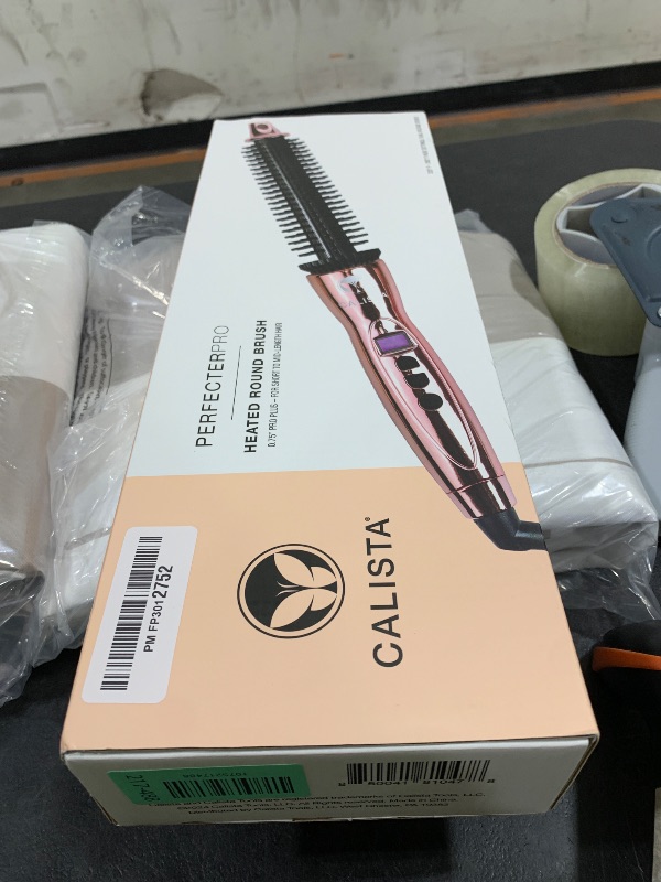 Photo 1 of Calista Perfecter Pro Heated Round Brush - Thermal, Hot Styling Brush, For Women, 0.75 Inch, Rose Gold, Adjustable Temp & Dual Voltage