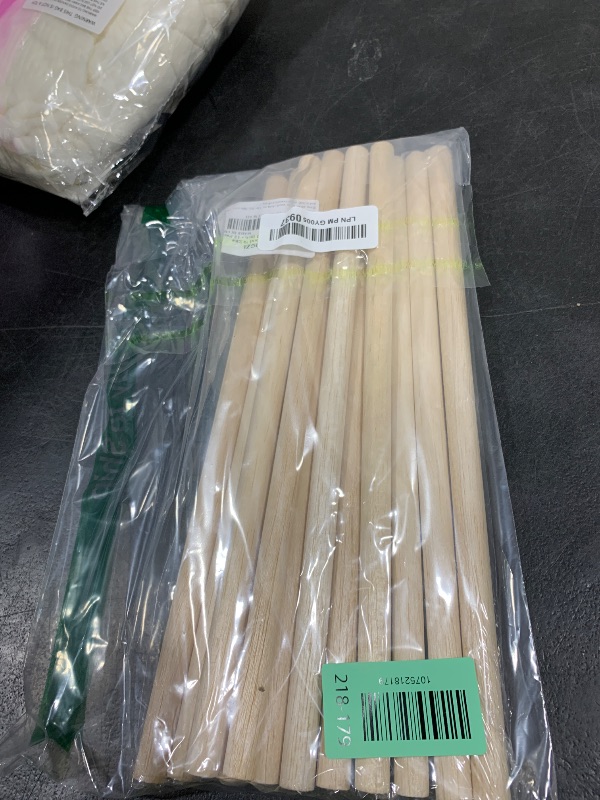 Photo 1 of 1/2 x 12 Inch Round Wood Dowel Rods Wood Sticks Wooden Dowel Rods Unfinished Wood Balsa Wood Sticks for Crafts and DIY Projects, 12 PCS