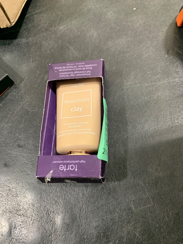 Photo 1 of tarte Amazonian clay 16-hour Full Size coverage foundation – Matte Finish Foundation, Vitamin E for Hydration & Smooth Looking Skin, Vegan & Cruelty-Free, full size, medium sand