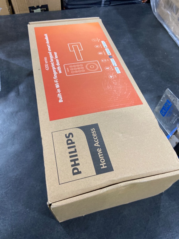 Photo 1 of Philips WiFi Keypad Door Lock with Handle, Built-in WiFi, APP Remote Control, Voice & Fingerprint Unlock, Smart Locks for Front Door with Auto Lock, Digital Front Door Lock Set, Keyless Entry Deadbolt