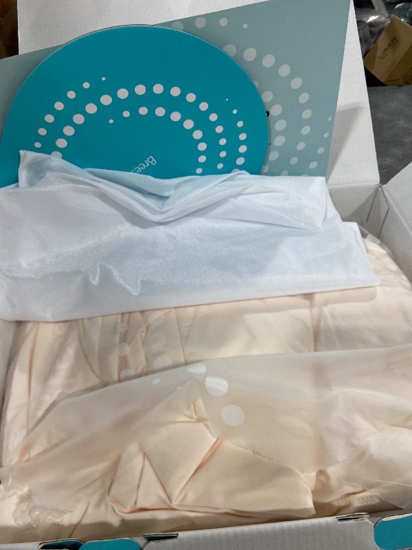 Photo 1 of Breescape Cooling Sheets Queen Size - BlendTek Dry & Cool Technology Cooling Bed Sheets for Hot Sleepers and Night Sweats, Q-Max>0.46 Tech Queen Sheet Set, Deep Pocket Up to 18", Ivory