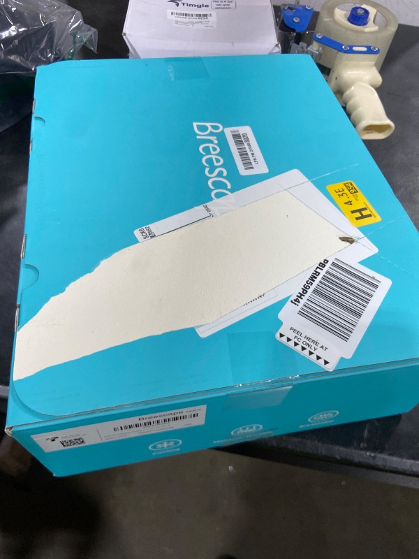 Photo 1 of Breescape Cooling Sheets Queen Size - BlendTek Dry & Cool Technology Cooling Bed Sheets for Hot Sleepers and Night Sweats, Q-Max>0.46 Tech Queen Sheet Set, Deep Pocket Up to 18", Ivory