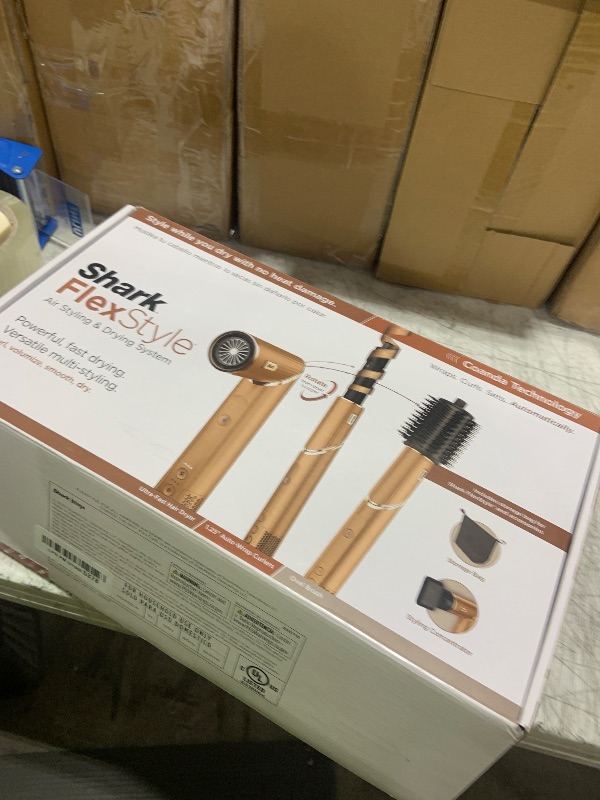 Photo 1 of Shark FlexStyle® (Special Edition) | Air Styling & Drying System | Powerful Hair Dryer Brush & Multi-Styler | Auto-Wrap Curlers, Oval Brush, Concentrator, & Storage Bag Included | Copper | HD433CP
